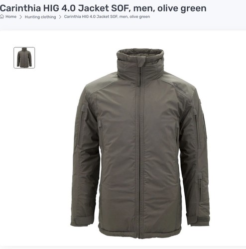 Carinthia hig jacket - , sof